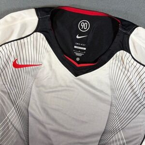 Nike Total90 Large White/Black Soccer/Futbol Jersey Tee HV1178-133 NWT $100 MSRP